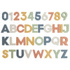 Juego para el baño de letras y números - sol