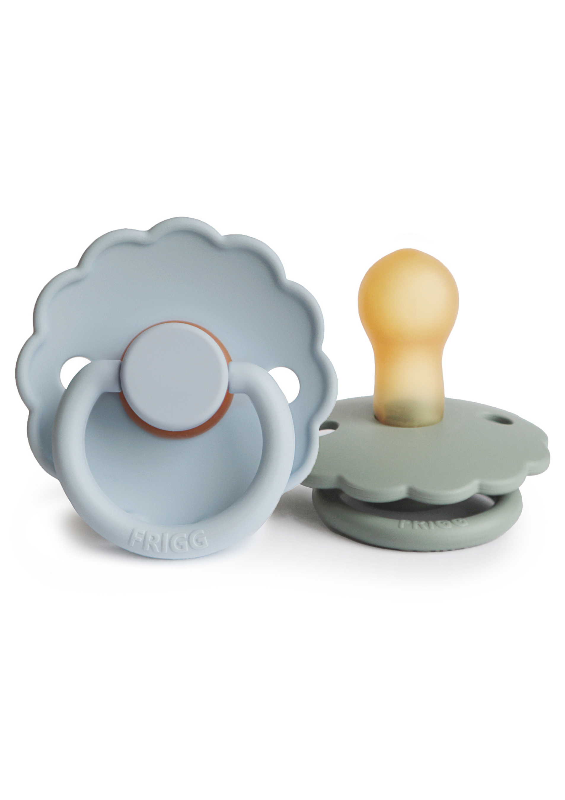 Chupones FRIGG daisy (2 piezas) - powder blue/sage