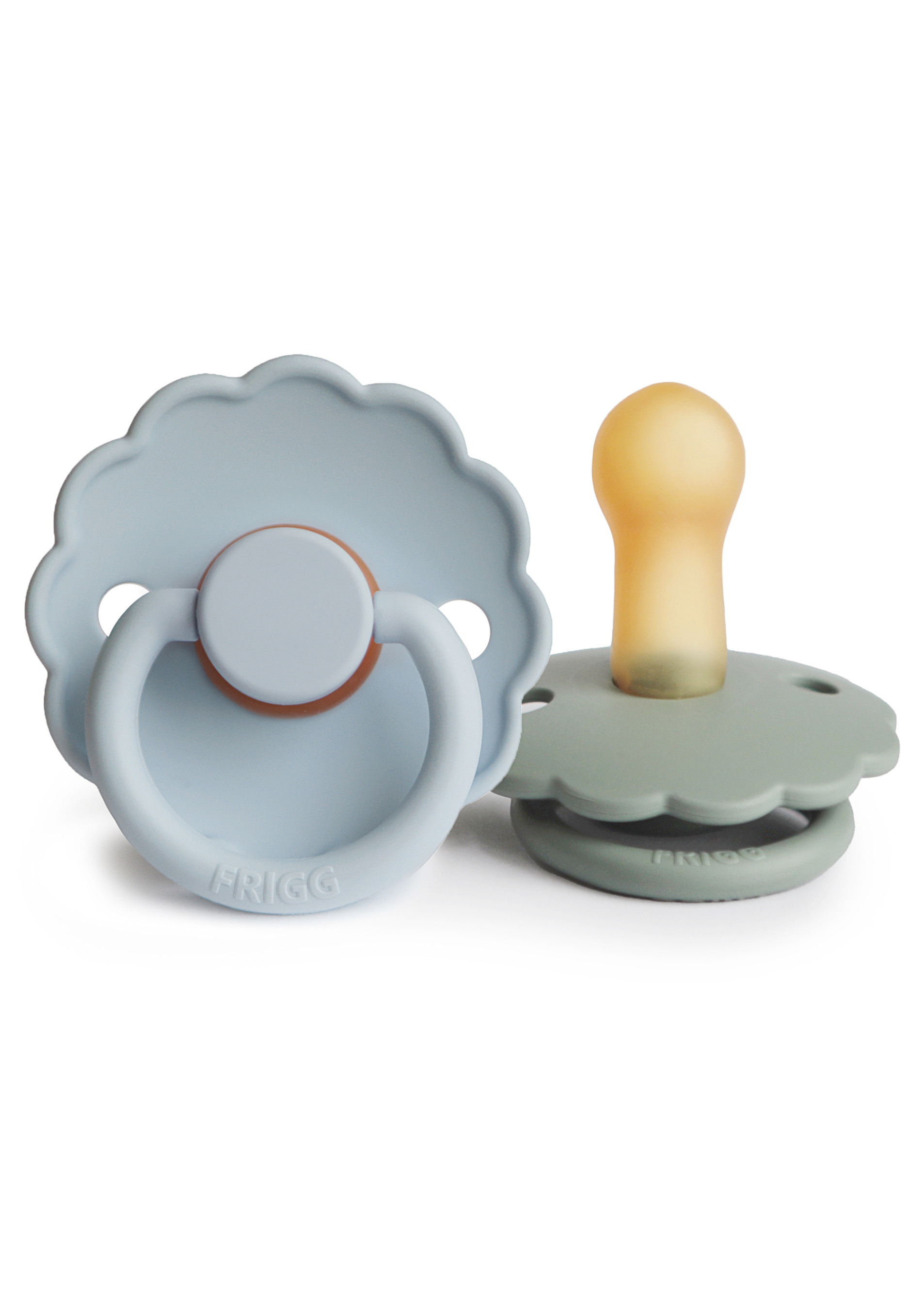 Chupones FRIGG daisy (2 piezas) - powder blue/sage