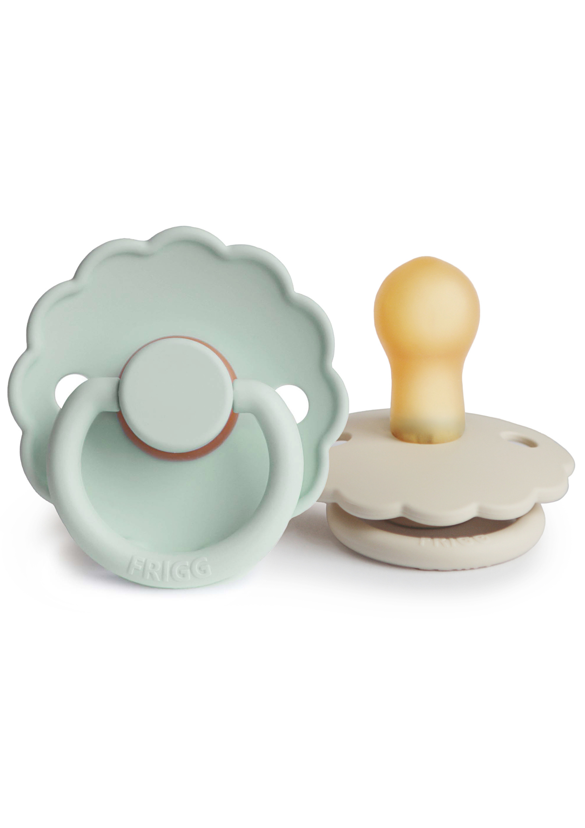 Chupones FRIGG daisy (2 piezas) - seafoam/cream