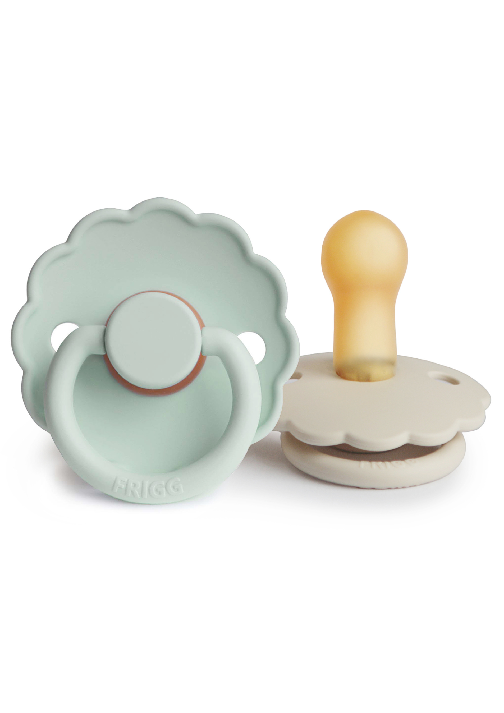 Chupones FRIGG daisy (2 piezas) - seafoam/cream