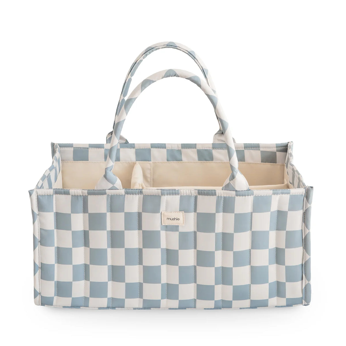 Organizador de pañales - blue check