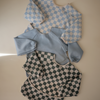 Babero de manga larga - olive check