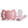 Chupones FRIGG lucky 0-6 meses (2 piezas) - cedar/baby pink