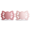 Chupones FRIGG lucky 0-6 meses (2 piezas) - cedar/baby pink