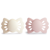 Chupones FRIGG lucky 0-6 meses (2 piezas) - cream/blush