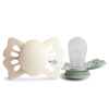 Chupones FRIGG lucky 0-6 meses (2 piezas) - cream/sage