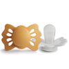 Chupones FRIGG lucky 0-6 meses (2 piezas)- honey gold/cream