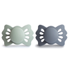 Chupones FRIGG lucky 0-6 meses (2 piezas)- sage/great gray