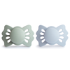 Chupones FRIGG lucky 0-6 meses (2 piezas) - sage/powder blue