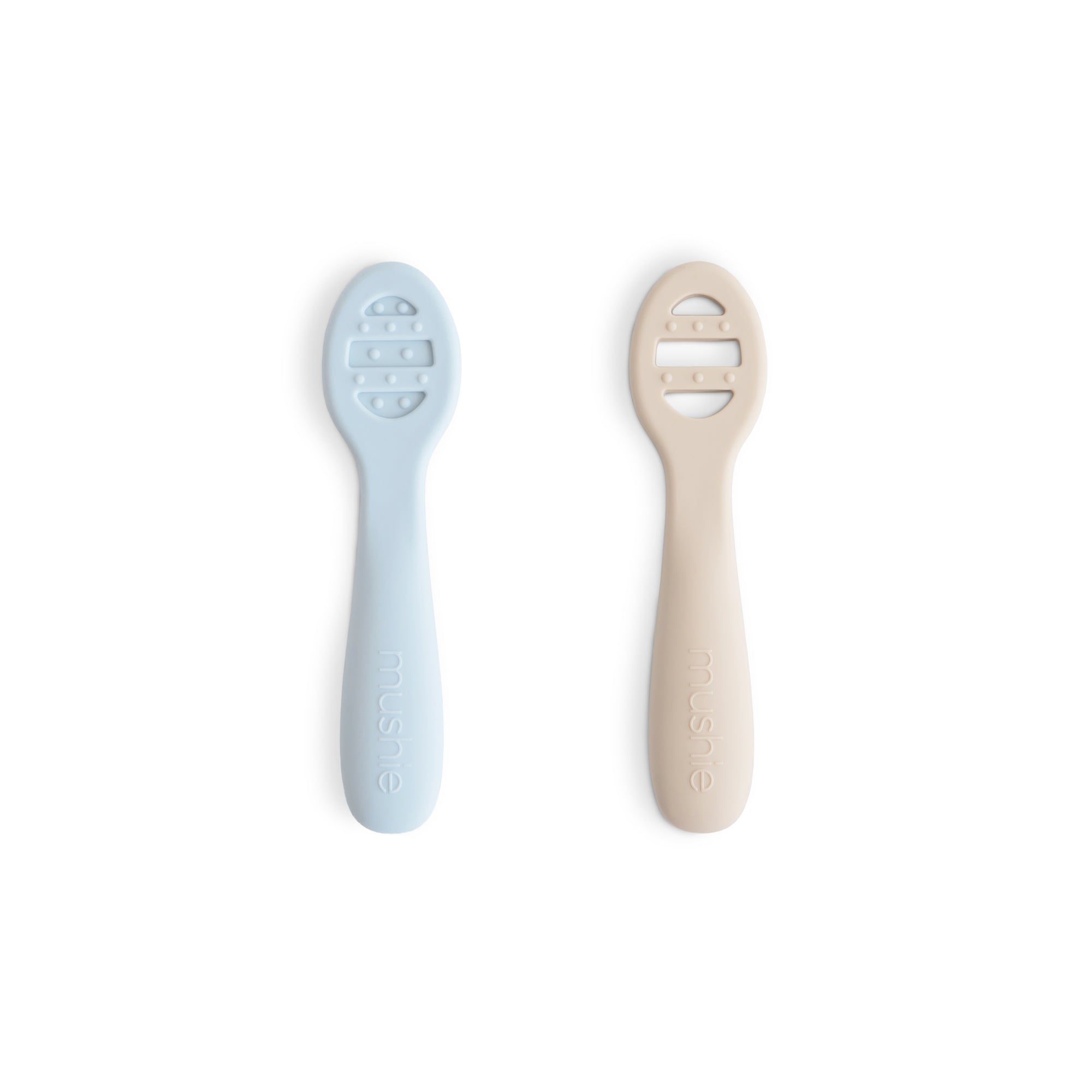 Cucharas primeros alimentos (2 piezas) - powder blue/shifting sand