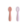 Cucharas primeros alimentos (2 piezas) - rose/soft lilac