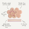 Juguete sensorial de silicón - petal