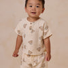 Woven Boxy Top + Short Set - Teddy