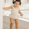 Smocked One-Piece Swimsuit - Multi-Stripe