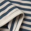 Waffle Slouch Set - Ocean Stripe