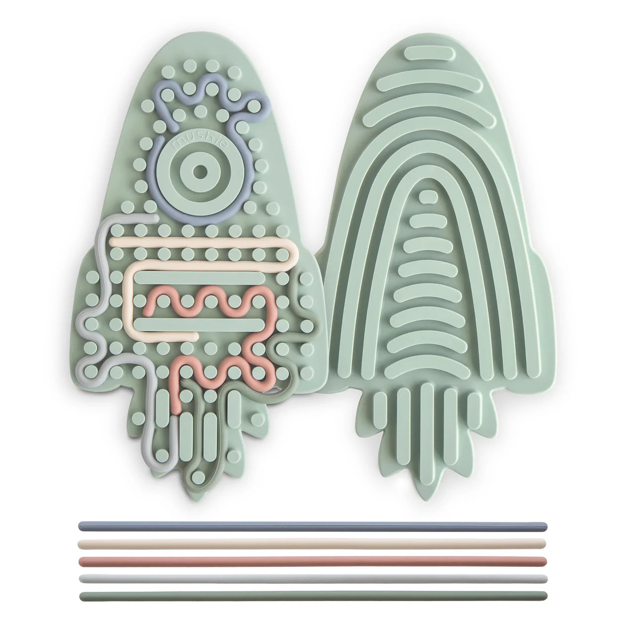 Juguete sensorial de silicón - rocket