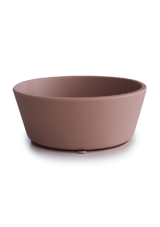 Bowl de silicona con base de succión - cloudy mauve