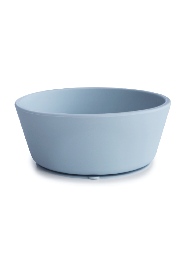 Bowl de silicona con base de succión - powder blue