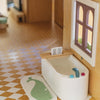 Muebles de baño para casa de muñecas