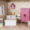 Muebles de dormitorio para casa de muñecas