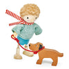 Muñeco Sr. Goodwood y su perro