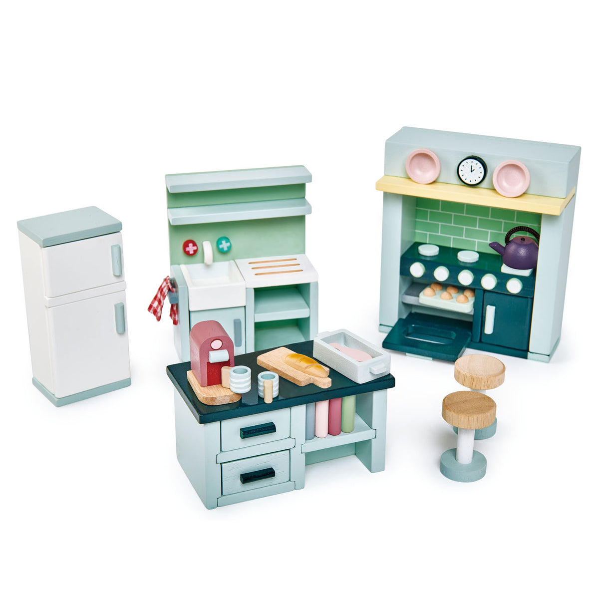 Muebles de cocina para casa de muñecas