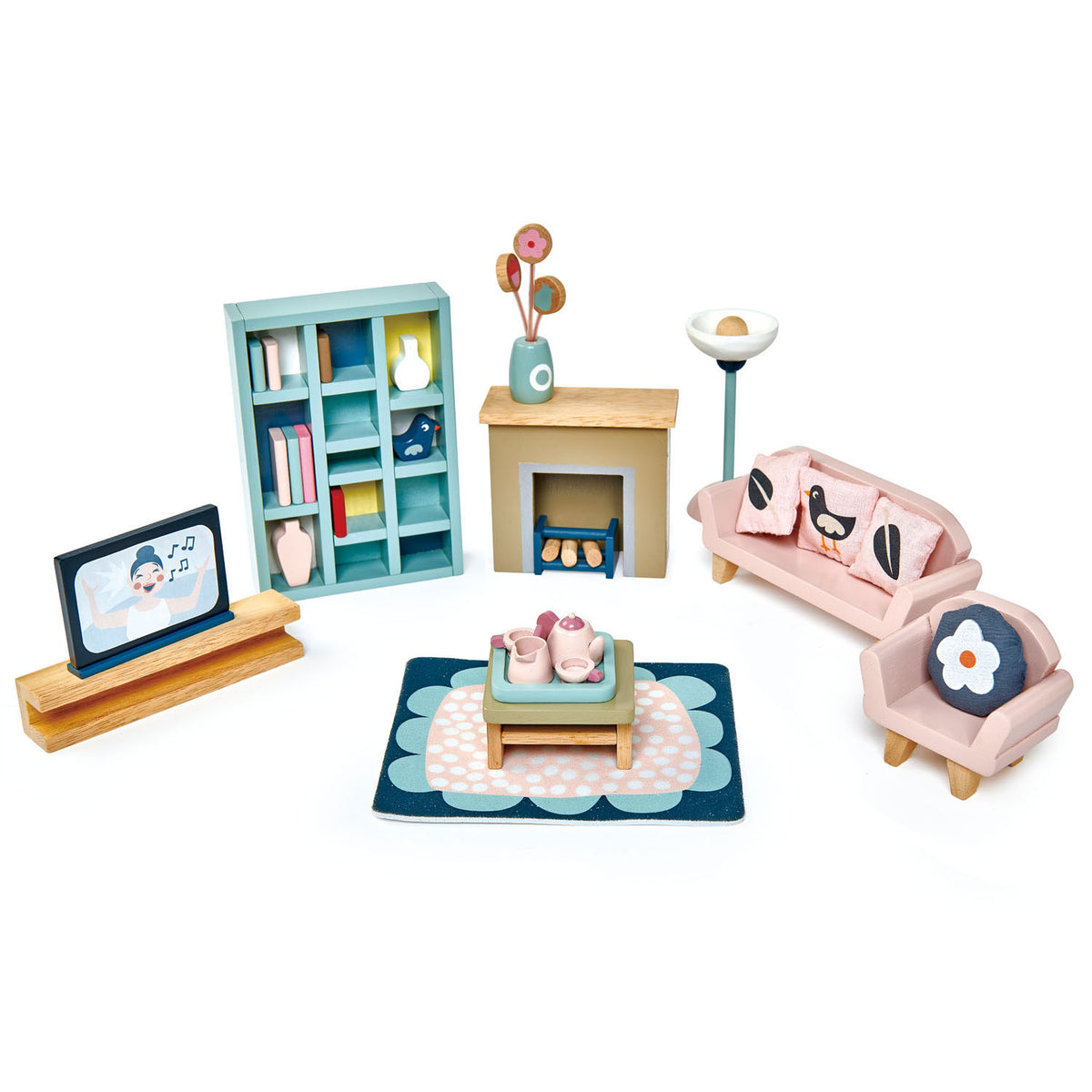 Muebles de sala para casa de muñecas