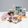 Muebles de sala para casa de muñecas