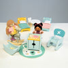 Muebles de habitación infantil para casa de muñecas