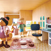 Muebles de estudio para casa de muñecas