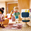 Muebles de estudio para casa de muñecas
