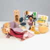 Muebles de estudio para casa de muñecas