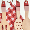 Cocina de madera mini chef