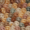 Chupones FRIGG rope (2 piezas) - honey gold/portobello