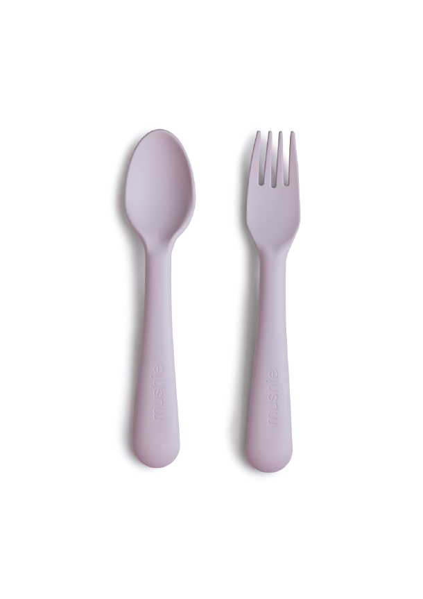 Set de tenedor y cuchara - soft lilac