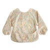 Babero de manga larga - pastel blooms