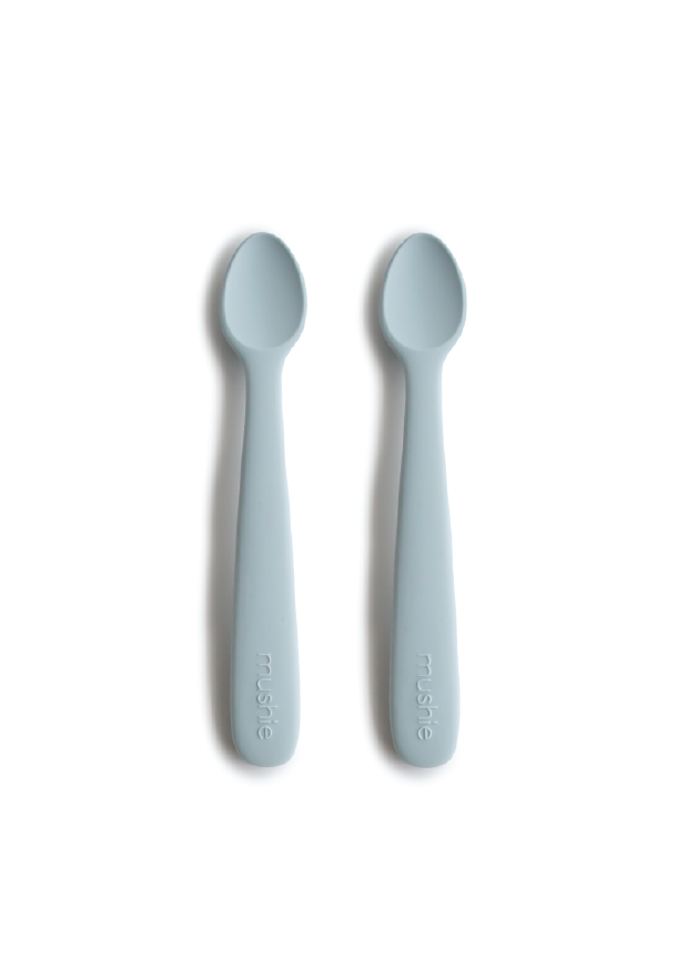 Cucharas de silicona 2 piezas - powder blue