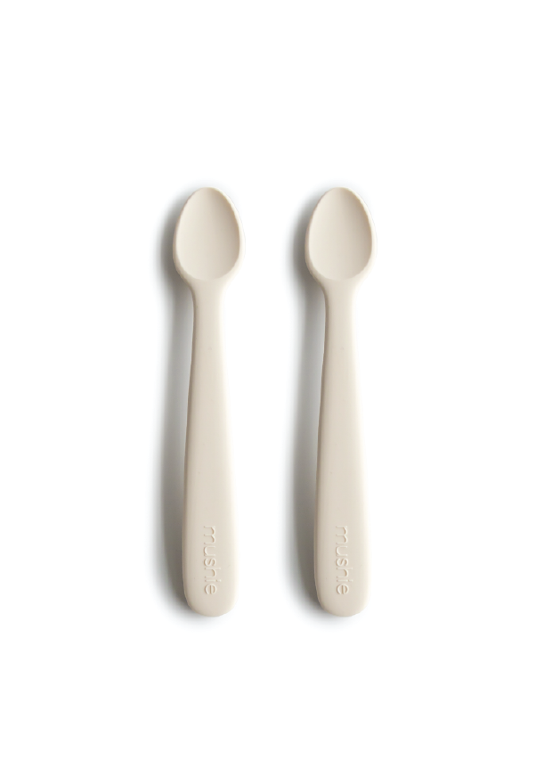 Cucharas de silicona 2 piezas - ivory