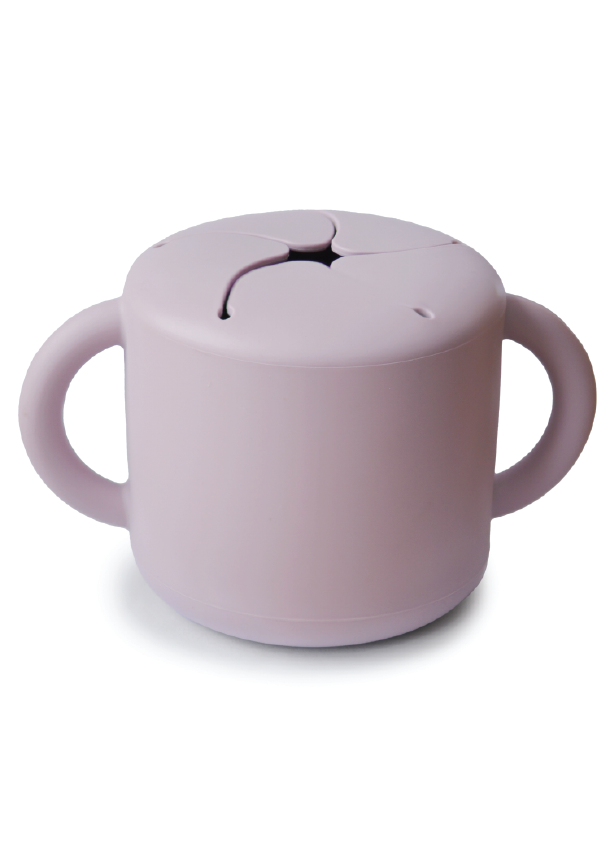 Taza de silicona para snacks - soft lilac